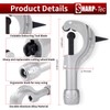 Sharp-tec 5-50mm Pipe Cutter, Adjustable Tube Cutter with Aluminum Alloy