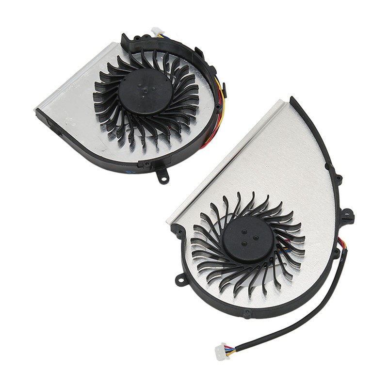 Cooling Fan 4 Pin Aluminum Alloy ABS Easy Replaceable Laptop