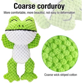 Nuvica 2 PCS Squeaky Soft Toys, Interactive Soft Chew Toys for Small to Medium Dogs, Soft Toys for Cleaning Teeth for Puppies