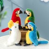 ISAKEN Cuddly Toy Parrot Toy Cute Parrot Plush Toy Animal