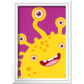 Ravensburger Paint by Numbers 23631 Yellow Monster Children from 7 Years Yellow