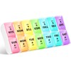 Opret Pill Box Organiser 7 Day for AM PM, Pill