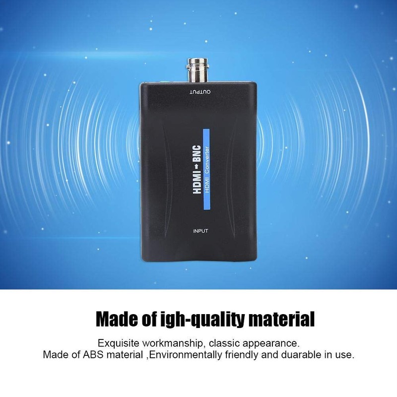ASHATA HDMI to BNC Adapter, Video Signal Converter HDMI Signal