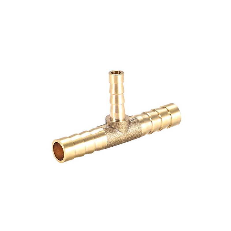 sourcing map 8 x 5 x 8 mm Brass Hose