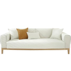 MIFXIN Sectional Couch Cover Sofa Cushion Covers Chenille Anti-Slip Furniture Protector Sofa Slipcover for 3 Cushion Couch Loveseat Recliner L Shaped Armrest Backrest (Only 1 Piece)