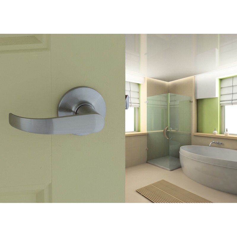 Copper Creek EL1220SS Erin Passage Door Lever, Satin Stainless