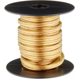 Southwire  18/2 Clear Gold Stranded Type: SPT-1 Lamp Wire - Flexible Cord  12'