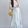 Momkong Embroidered Maternity Dress Summer 2XL