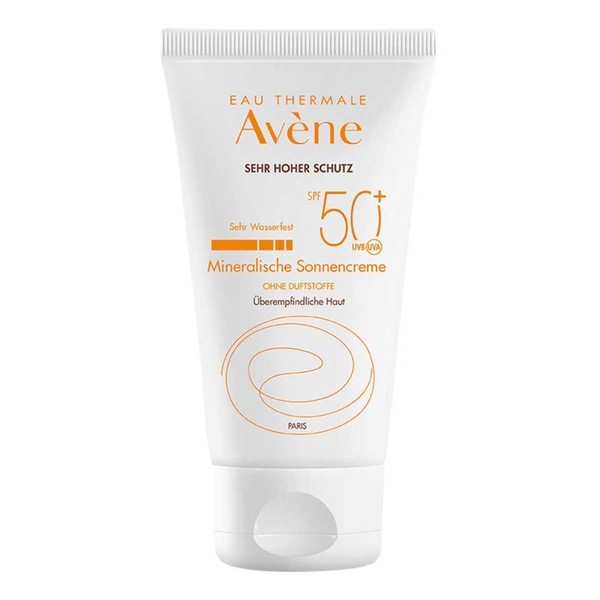 AVENE Sun Cream SPF 50+ Mineral 50 ml