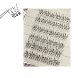 Phyxiul つけまつげ のり 部分つけまつげ 自己粘着 透明軸 グルー不要 大容量 簡単に目を大きく見せるセグメント化された自己接着まつげ ナチュラル 人気 DIY 自然な