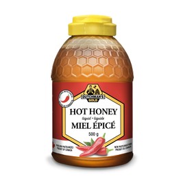 Dutchman's Gold Hot Honey 500g - Chili-Infused Honey for Sweet and Spicy Flavor - Ideal for Drizzling, Marinating, and Dipping - Perfect for Pizza, Chicken, Ice Cream, and More
