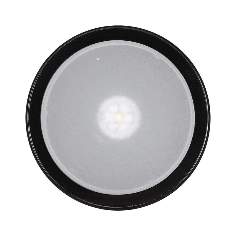 3D Crystal LED Light Base Black Flat Touch Multi Mode