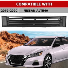 KUAFU Active Grille Shutter Compatible with 2019-2022 Nissan Altima - Replacement for 623306CA0C NI1206106 Lower Radiator Shutter Assembly - Plastic Nylon Black Bumper Grill