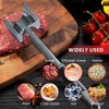 Dual-side Meat Tenderizer Tool with Disposable Gloves, Heavy Duty Kitchen