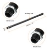 PATIKIL 10 Inch Microphone Gooseneck M10 Flexible Arm Extension Black