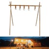 Camping Hanging Rack Portable Foldable Tripod Shelf for Light Tools