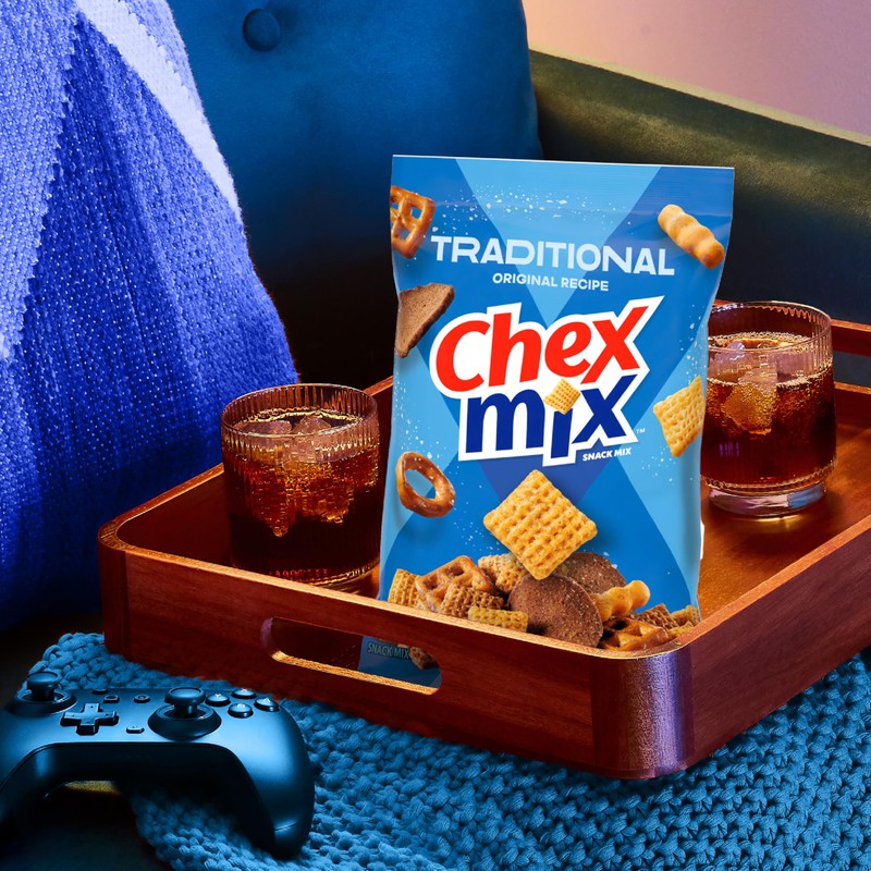 Chex Mix Traditional Original Recipe Snack Mix, Snacks, 8 oz