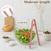 3-Pack Mini Silicone Tongs for Cooking and Serving