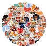 Bric Dodo Pack of 100 Animal Fox Stickers Set Laptop