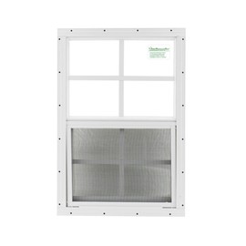 Shed Windows and More 12 X 18 Playhouse Window White Flush, Chicken Coop Window, Shed Window