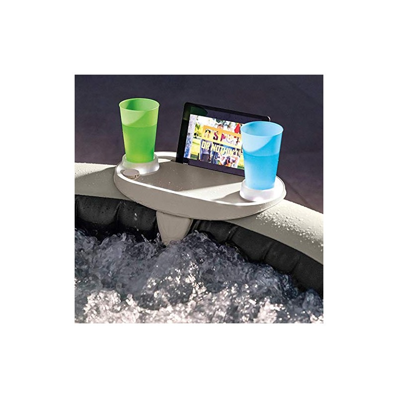Intex 28520E Tablet Mobile Phone Spa Tray Accessory with White