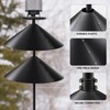 2 Pack 18-Inch Squirrel Baffles for Bird Feeders – Durable