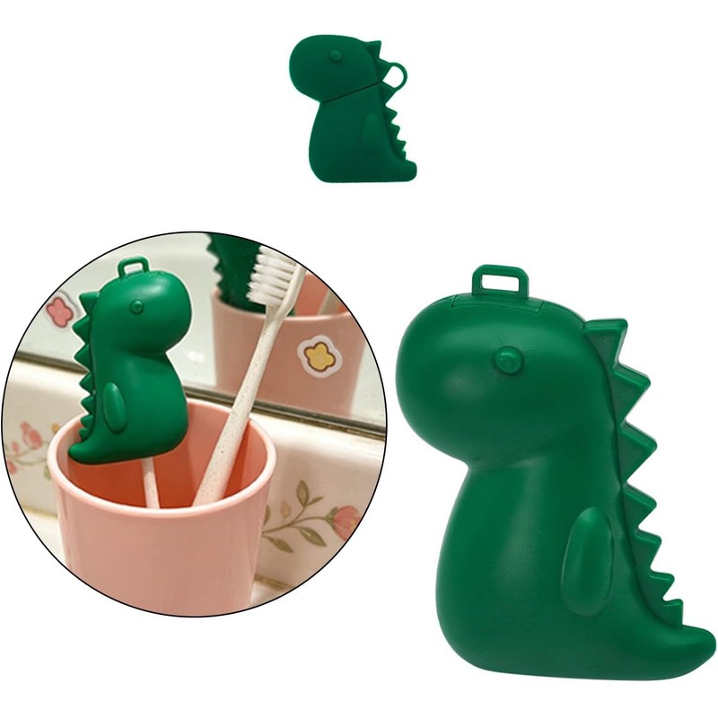 Funda protectora de silicona con forma de dinosaurio de dibujos