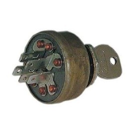 (New) Hustler Zero Turn Mower Ignition Switch - Raptor Models, Fastrak Models, Super Z fits Other Models in Description