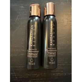 Kardashian beauty black seed oil rejuvenating shampoo and conditioner 3 oz Each