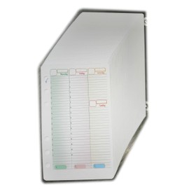 A6 Personal Refill Weekly Planner without Date 52 Weeks Paper 120 g 6 Holes 3.9 x 6.7 Inches 10 x 17 cm