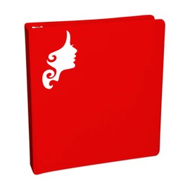 Bargain Max Decals Swirls Girl Silhouette Sticker Decal Notebook Car Laptop 5.5" (White)