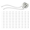 ledscom.de GU5.3/G4 Socket, Ceramic, White, 12 V AC/DC, Max. 25