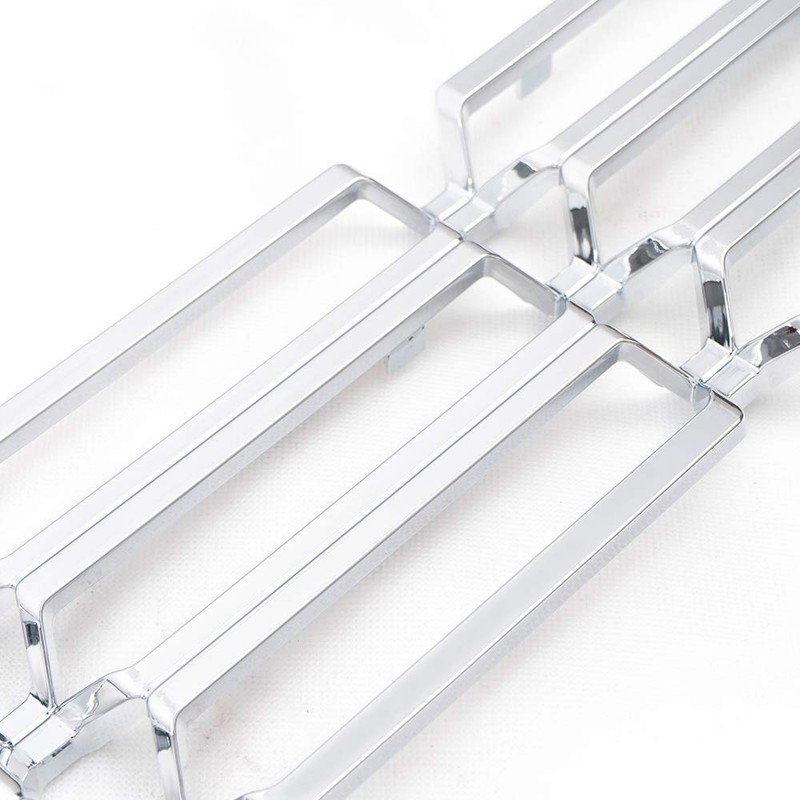 G-PLUS Grille Insert Chrome Snap On Front Lower Compatible With