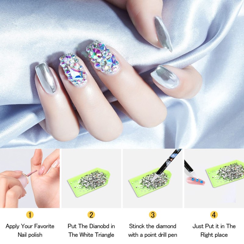 BENOSPACE 5 Pcs Diamond Painting Pen Rhinestone Picker Pencil Set