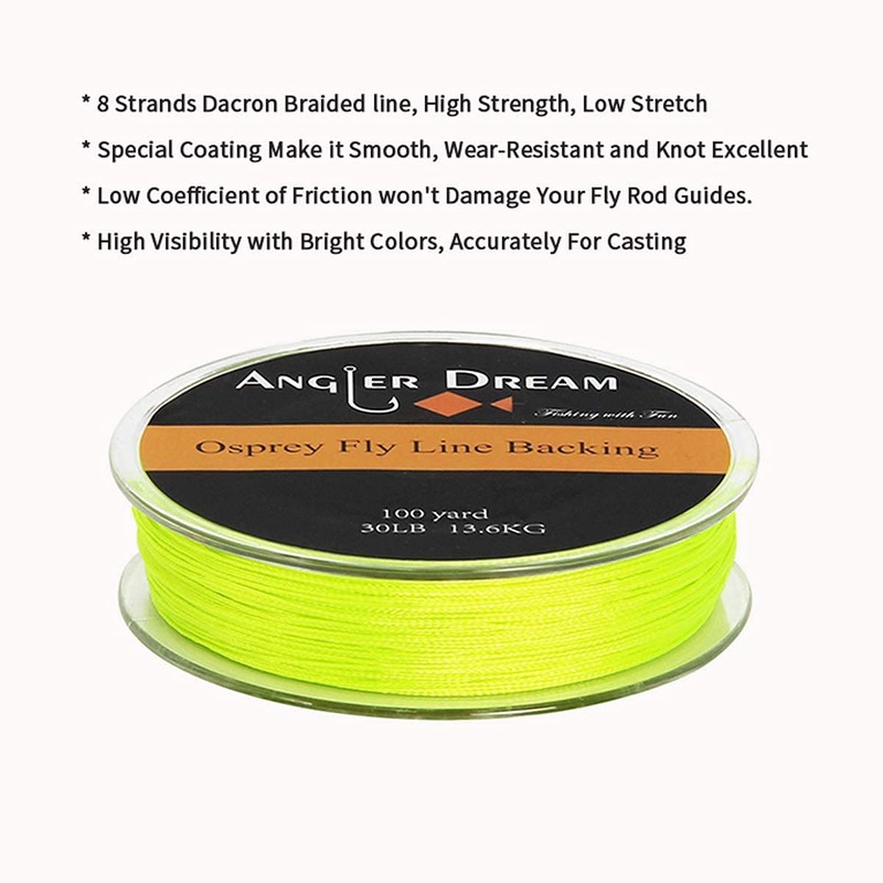 Orange WF Fly Fishing Line Kit 3WT Fly Fishing Line