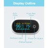 Bluetooth Fingertip Pulse Oximeter, Blood Oxygen Saturation Monitor and Pulse