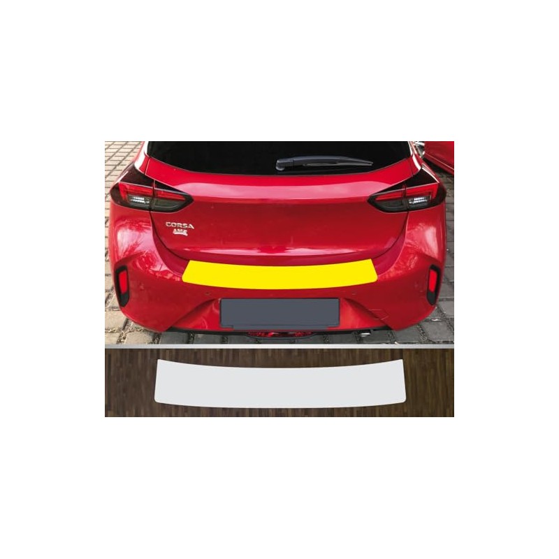 Paint Protection Film, Boot Sill Protection, Compatible with Opel Corsa
