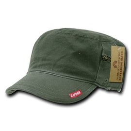 Rapiddominance Adjustable Patrol Cap with Zipper, Olive