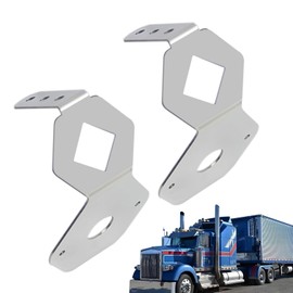 2 PCS Watermelon Light Bracket,Fits for Watermelon Light Turn Signal Mounting,Angled Turn Signal Holder Stainless Steel , Only Without LED Lights