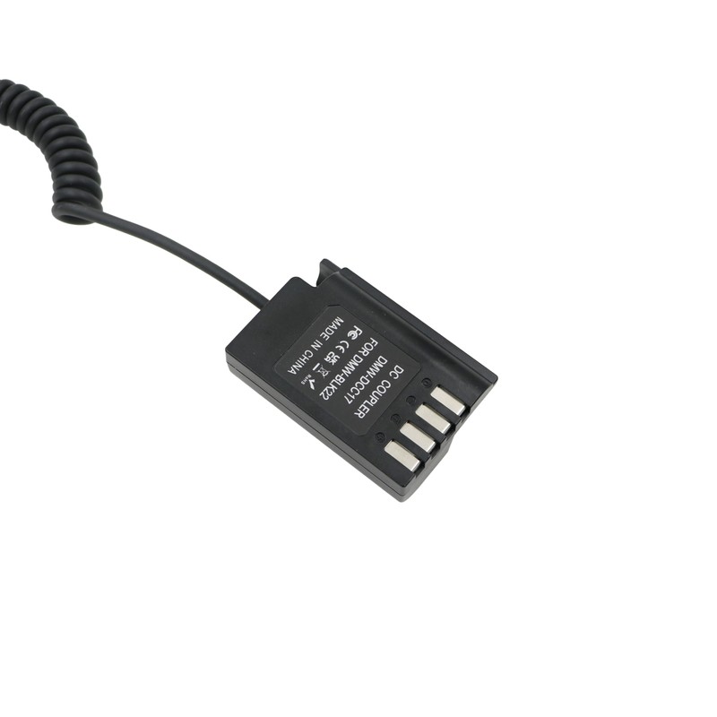 Alvin’s Cables DMW-DCC17 DMW-BLK22 Dummy Battery to D-tap Power Adapter