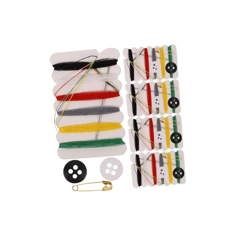 REFRESHKO BULK Travel Sewing Kits Thread and Needle Repair Kit