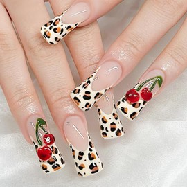 MELLIEX 240 PCS Duck Nail Tips Full Cover Clear Acrylic Nail Tips for Gel Extensions French Y2K Long Wide False Nails Tips Kit, 12 Sizes