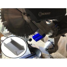 Speedway Saw Dust Redirector Collection Block for Kobalt 12" Sliding Miter Saw (SM3017LW)