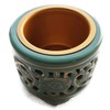 Incense Burner, Jodo Shinshu Buddhist Altar, Higashi, Otani School Crest