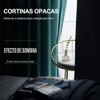 NANWEI Cortinas Blackout con Aislamiento Térmico para Estar/Recámara Ventana, con
