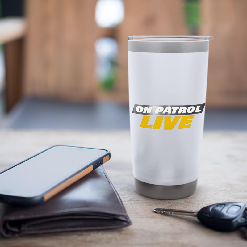 On Patrol Live Logo Stainless Steel Insulated Tumbler
