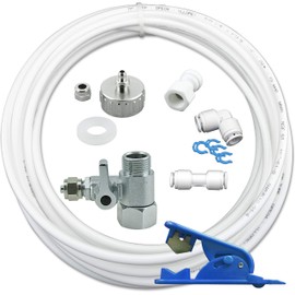 SBS Water Inlet Pipe Connection Set for Refrigerator 10 m Water Hose T-Piece Fitting