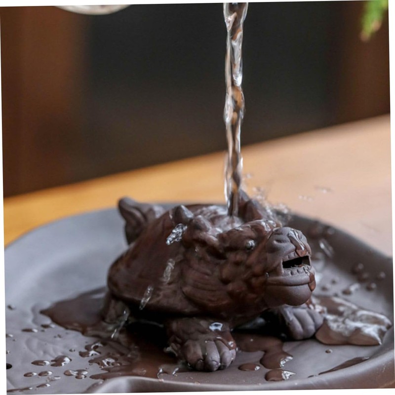 STOBAZA 3 Pcs Cute Dragon Turtle Shaped Adornment Ceramic Desktop