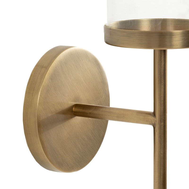 Kate and Laurel Blaise Transitional Metal Wall Sconce; 5 x