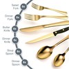 Tribal Cooking 49 Piece Gold Silverware Set - Service for